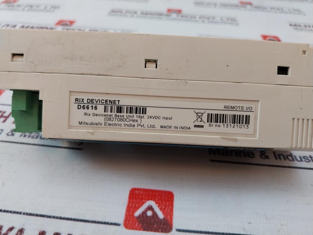 Mitsubishi Electric D6616 Rix Devicenet Remote I/O Base Unit