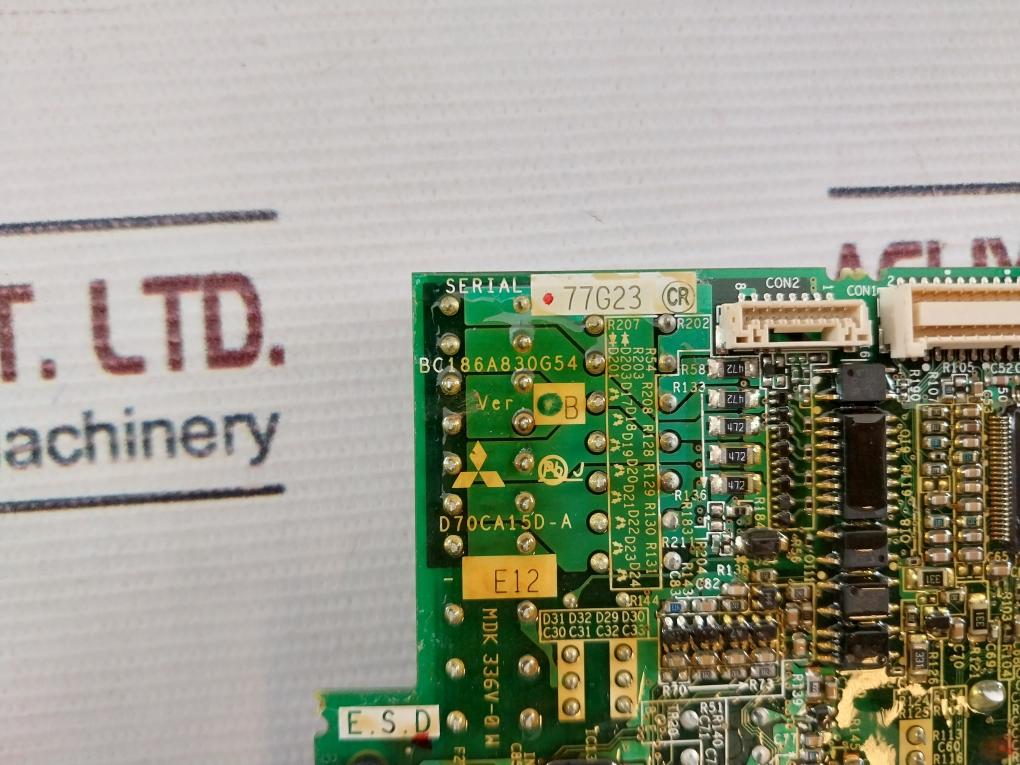 Mitsubishi Electric D70Ca15D-a Inverter Drive Control Board Bc186A830G54