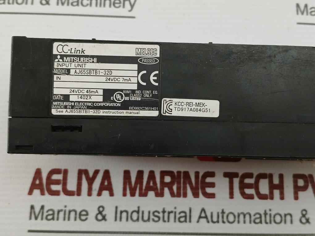 Mitsubishi Electric Digital Input Unit Aj65Sbtb1-32D