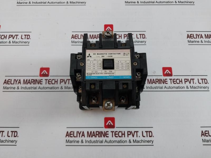 Mitsubishi Electric Du-a30 Dc Magnetic Contactor Jem Dc4-1-2-1 50A 97Zs