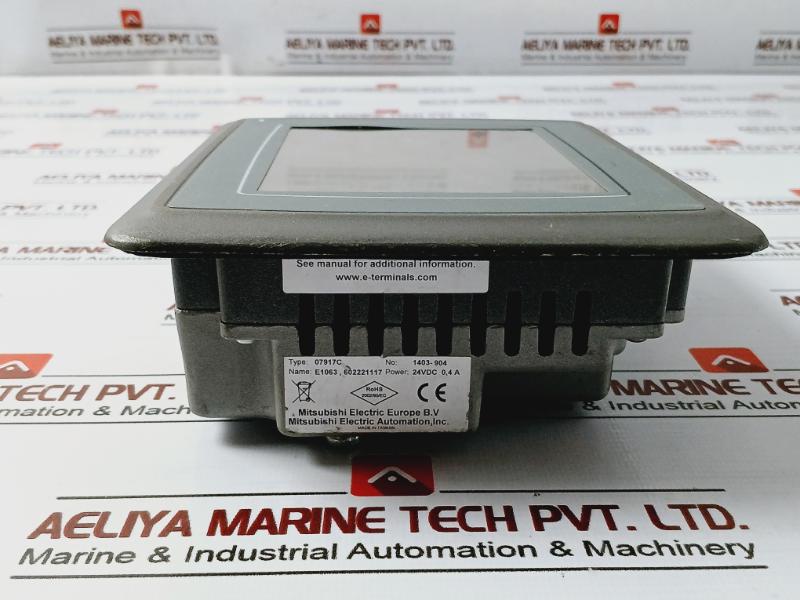 Mitsubishi Electric E1063 Touch Beijer Panel Operator Interface 24Vdc 4A