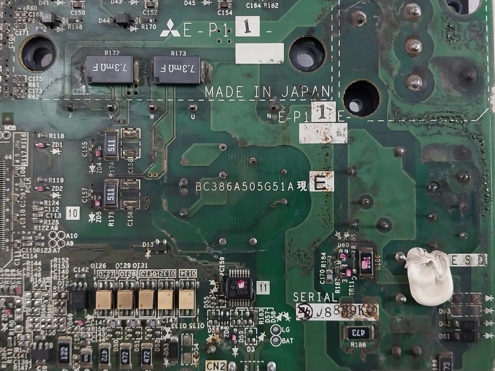 Mitsubishi Electric E46669-711V Printed Circuit Board Mec-40V-0 Bc386C459G51