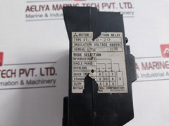 Mitsubishi Electric Et-60-20 Motor Protection Relay 660Vac