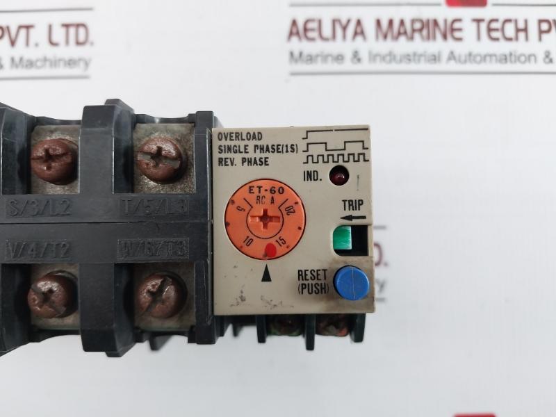 Mitsubishi Electric Et-60-20 Motor Protection Relay 660Vac 380V 440V 420V 480V