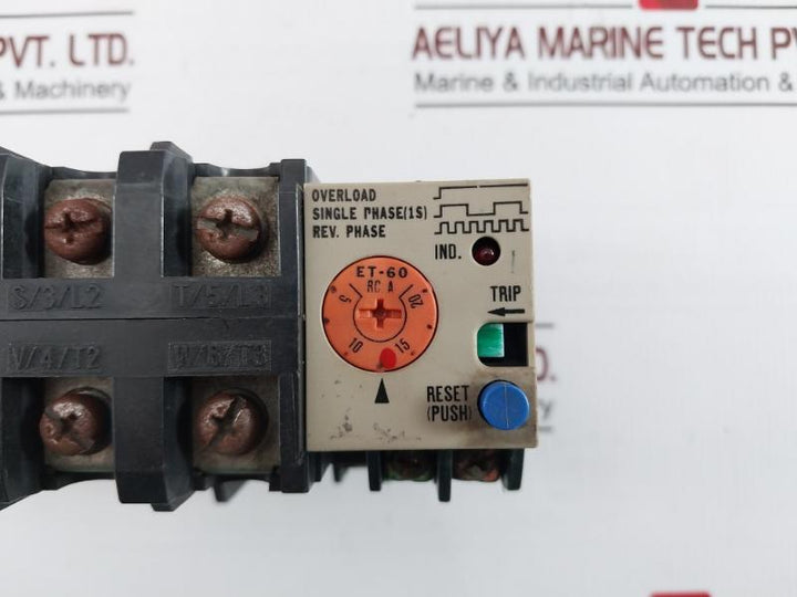 Mitsubishi Electric Et-60-20 Motor Protection Relay 660Vac 380V 440V 420V 480V