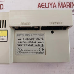 Mitsubishi Electric F930Got-bwd-e Graphic Operation Terminal 24Vdc