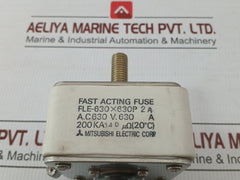 Mitsubishi Electric Fast Acting Fuse 630V Ac Fle-630 X630P 2A