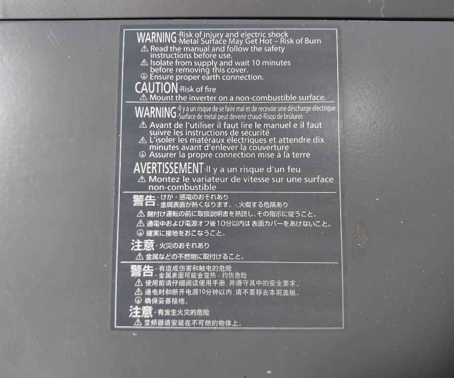 Mitsubishi Electric Fr-a840-90K-1-06 Inverter 3Ph Ac380-500Vmax 0.2-590Hz