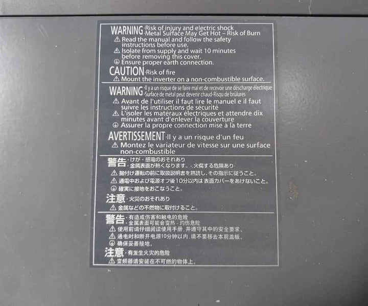 Mitsubishi Electric Fr-a840-90K-1-06 Inverter 3Ph Ac380-500Vmax 0.2-590Hz