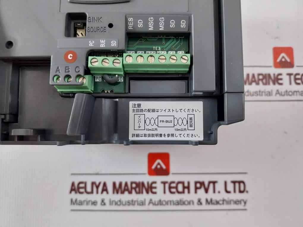 Mitsubishi Electric Fr-bu2-h75k-06 Brake Unit Without Brake Resistor Dc800v Max