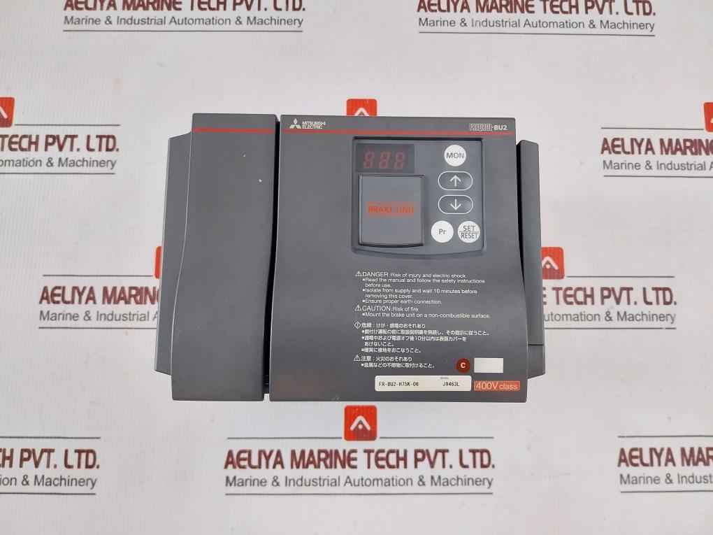 Mitsubishi Electric Fr-bu2-h75k-06 Brake Unit Without Brake Resistor Dc800v Max