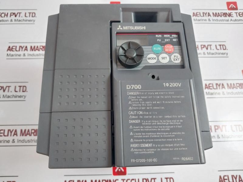 Mitsubishi Electric Fr-d720S-100-ec Inverter Rated Power 0.2-400Hz