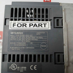 Mitsubishi Electric Fr-d740-050-ec Inverter Drive 3Ph Ac380-480V (Not Working)