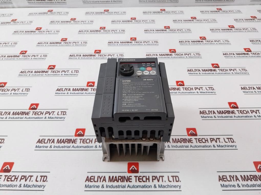 Mitsubishi Electric Fr-d740-1.5k-cht Inverter 5.9a 3ph Ac380-480v 50/60hz