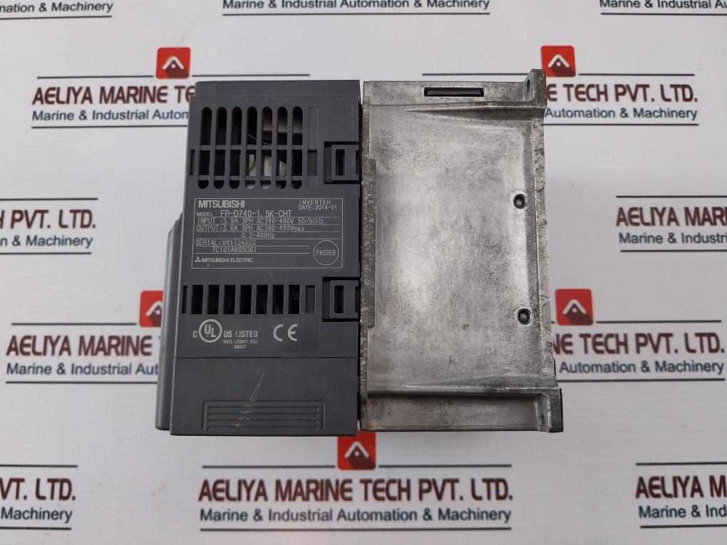 Mitsubishi Electric Fr-d740-1.5k-cht Inverter 5.9a 3ph Ac380-480v 50/60hz