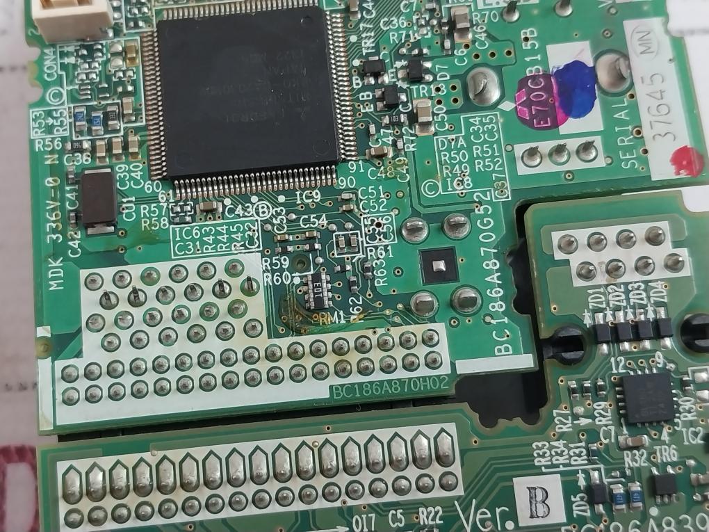 Mitsubishi Electric Fr-e7Ty Printed Circuit Board Card, Ver.B/D