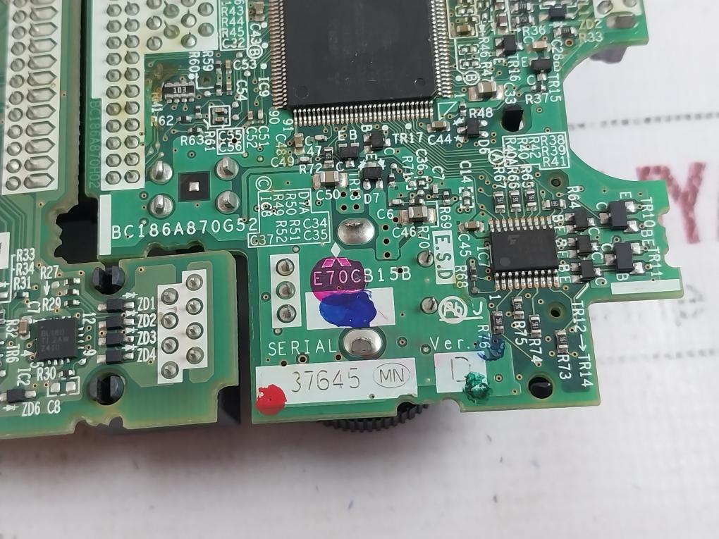 Mitsubishi Electric Fr-e7Ty Printed Circuit Board Card, Ver.B/D