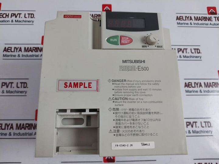 Mitsubishi Electric Freqrol-e500 Fr-e540-2.2K Inverter 400V Class 2.2Kw