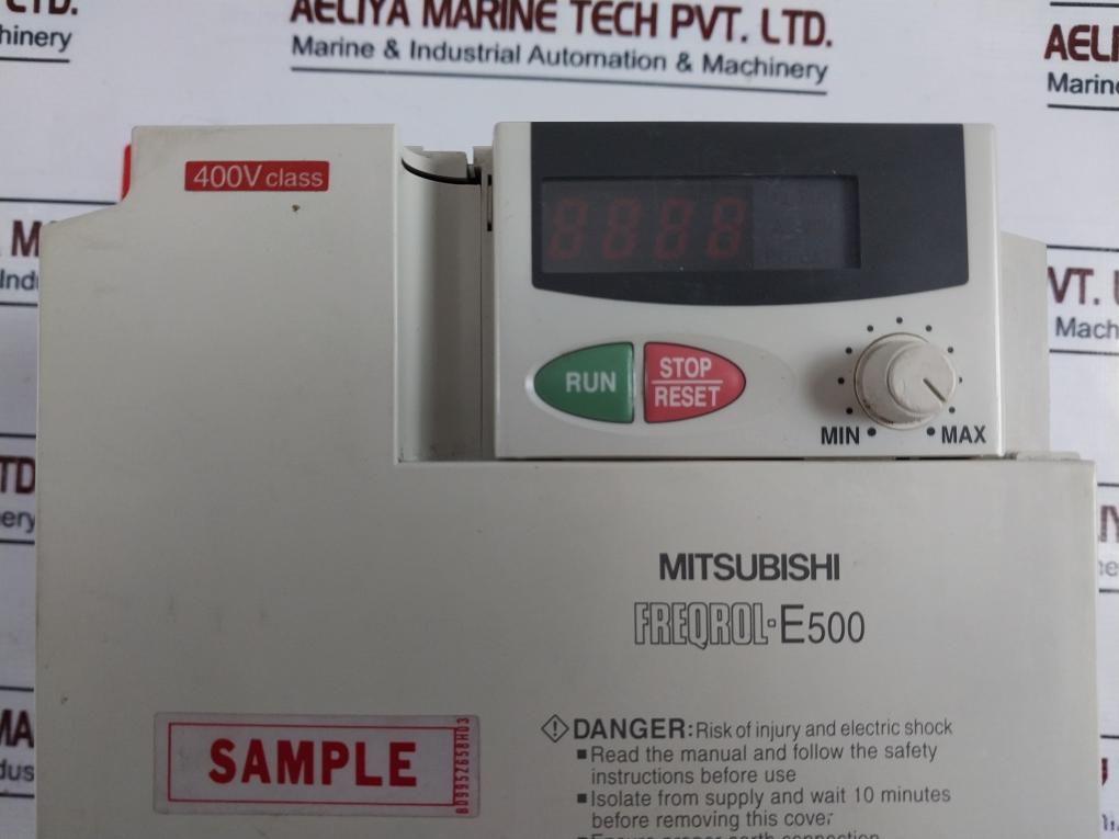 Mitsubishi Electric Freqrol-e500 Fr-e540-2.2K Inverter 400V Class 2.2Kw