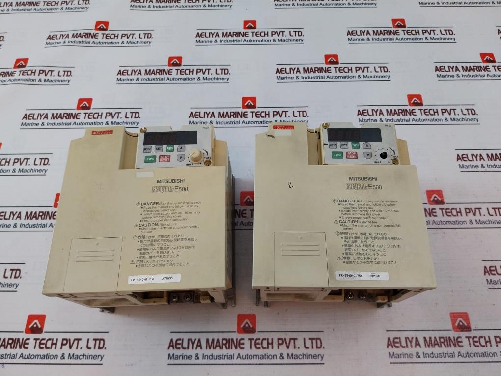 Mitsubishi Electric Freqrol-e500, Fr-e540-0.75K Inverter 3Ph Ac380-480V 50Hz