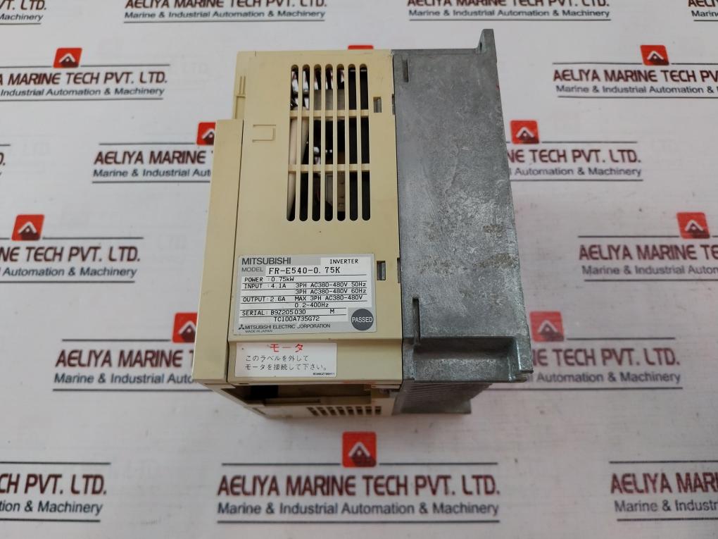 Mitsubishi Electric Freqrol-e500, Fr-e540-0.75K Inverter 3Ph Ac380-480V 50Hz