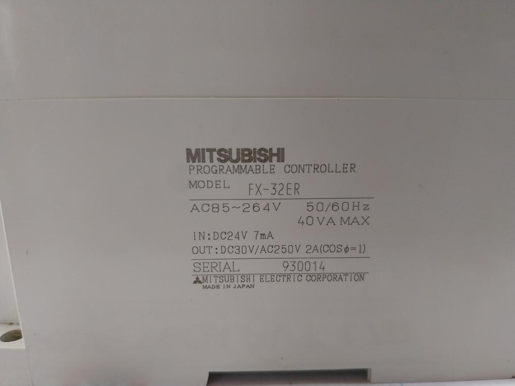 Mitsubishi Electric Fx-128mr-es/ul Programmable Controller 100 Va Max