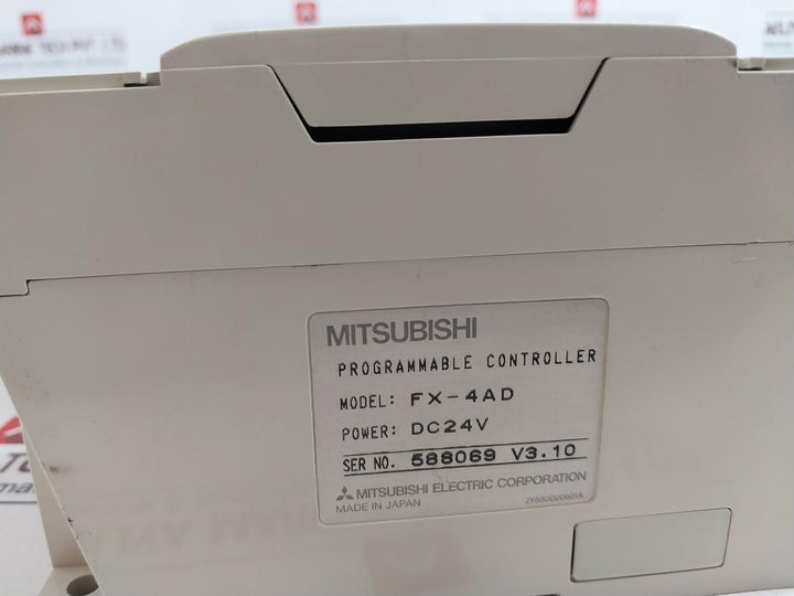 Mitsubishi Electric Fx-16Mr-es Melsec Plc I/O Unit + Special Function Box Fx-4Ad