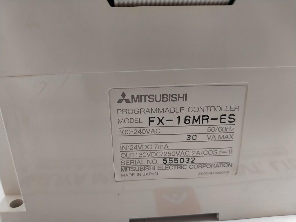 Mitsubishi Electric Fx-16Mr-es Melsec Plc I/O Unit + Special Function Box Fx-4Ad