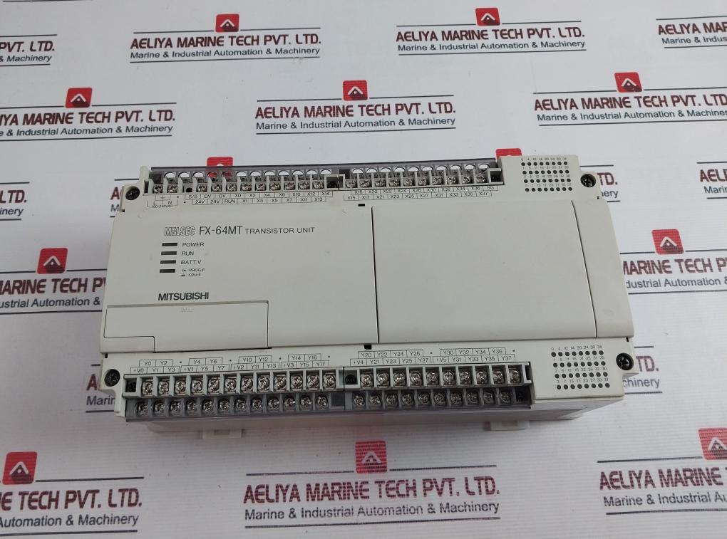 Mitsubishi Electric Fx-64Mt-ess/Ul Programmable Controller 100-240Vac 50/60Hz