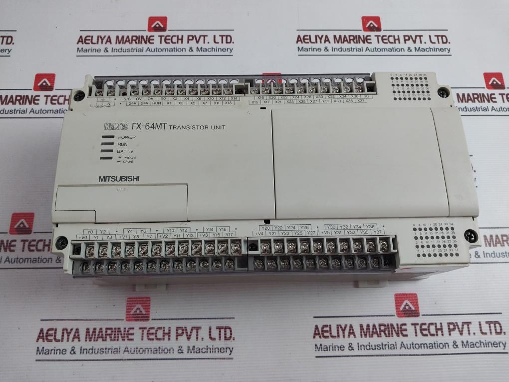 Mitsubishi Electric Fx-64Mt-ess/Ul Programmable Controller 100-240Vac 50/60Hz