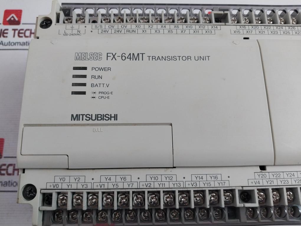 Mitsubishi Electric Fx-64Mt-ess/Ul Programmable Controller 100-240Vac 50/60Hz