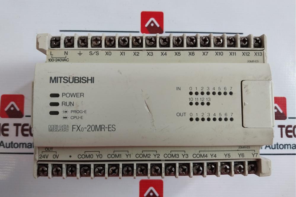 Mitsubishi Electric Fx0-20Mr-es Programmable Controller 100-240Vac 50/60Hz 25Va