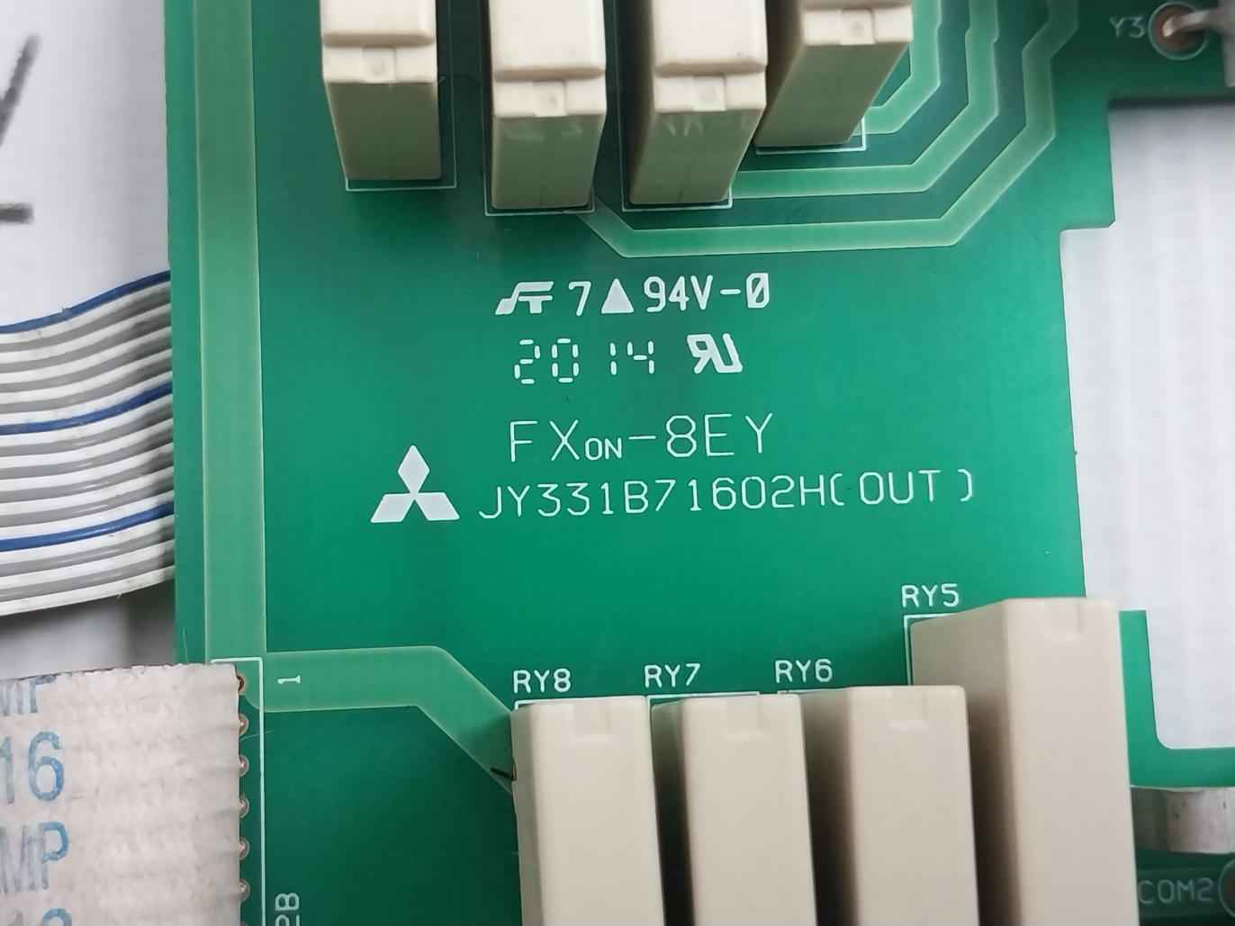 Mitsubishi Electric Fx0N-8Eyjy331B71602H Plc Expansion Output Module Pcb Card