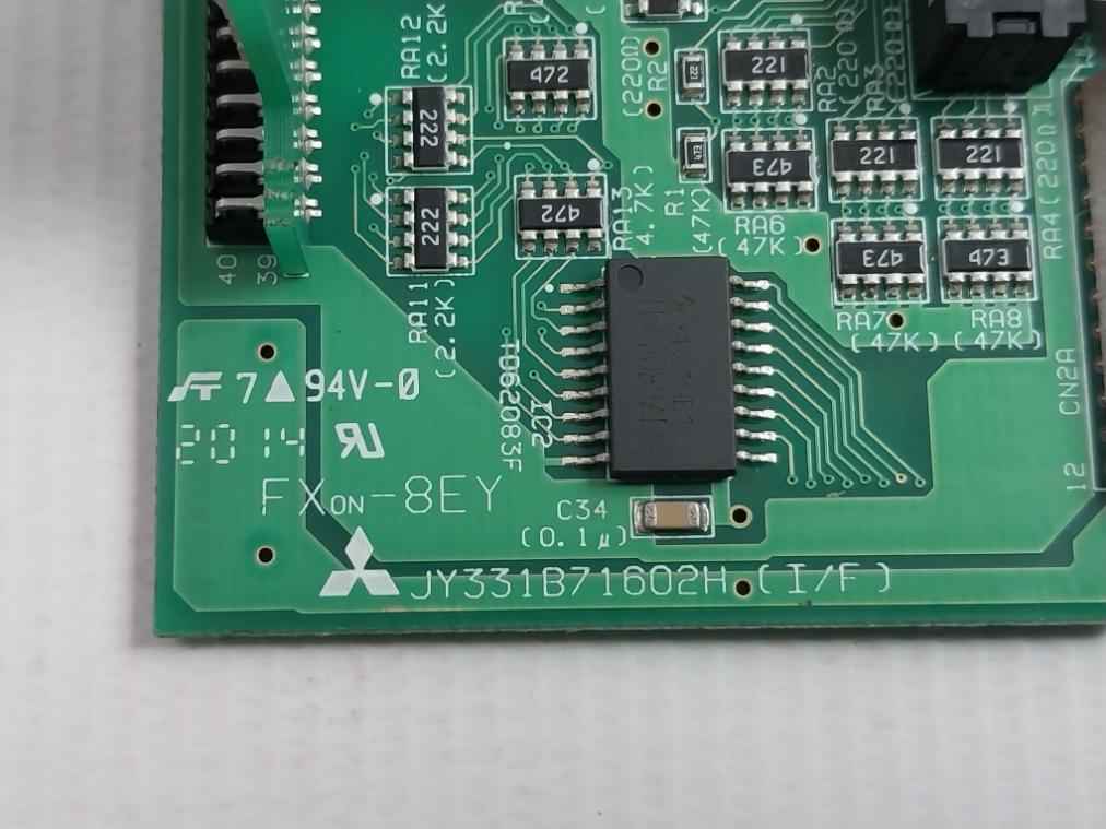 Mitsubishi Electric Fx0N-8Eyjy331B71602H Plc Expansion Output Module Pcb Card