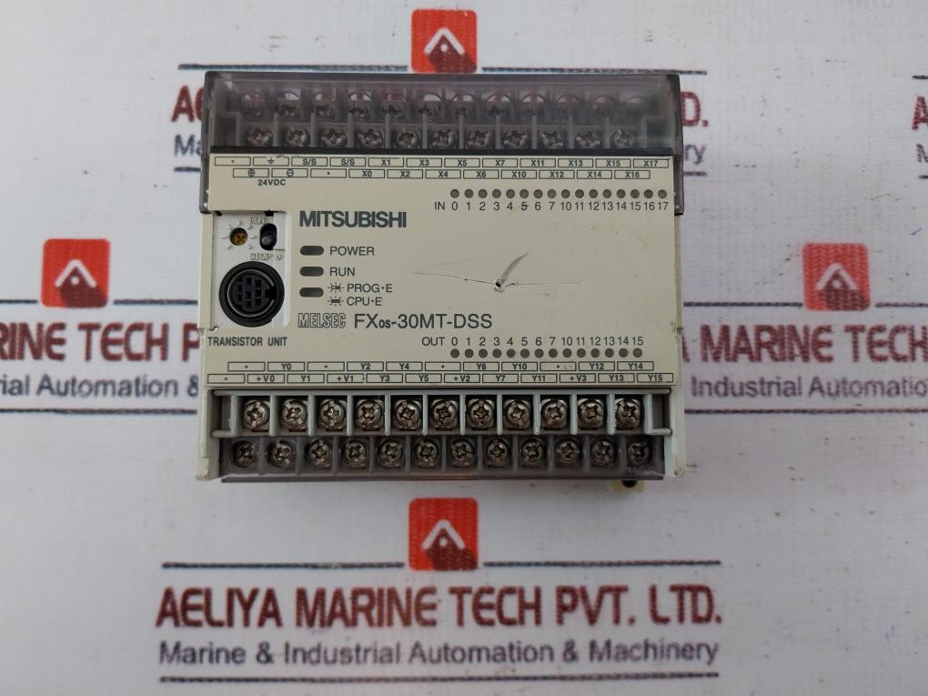Mitsubishi Electric Fx0s-30mt-dss Programmable Controllers Transistor Unit, 24vdc 8w