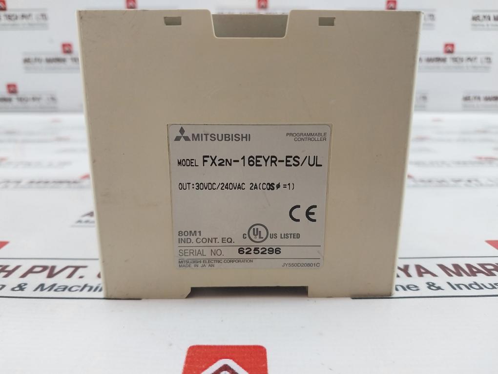 Mitsubishi Electric Fx1N-40Mr-es/Ul Programmable Controller 100-240Vac 50/60Hz 32W