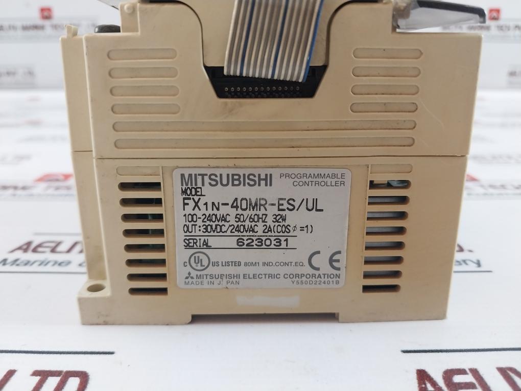 Mitsubishi Electric Fx1N-40Mr-es/Ul Programmable Controller 100-240Vac 50/60Hz 32W