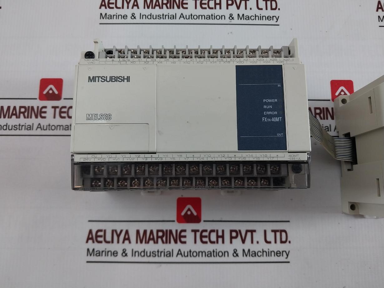 Mitsubishi Electric Fx1N-40Mt-ess/Ul Melsec Programmable Controller W/Fx2N-2Ad