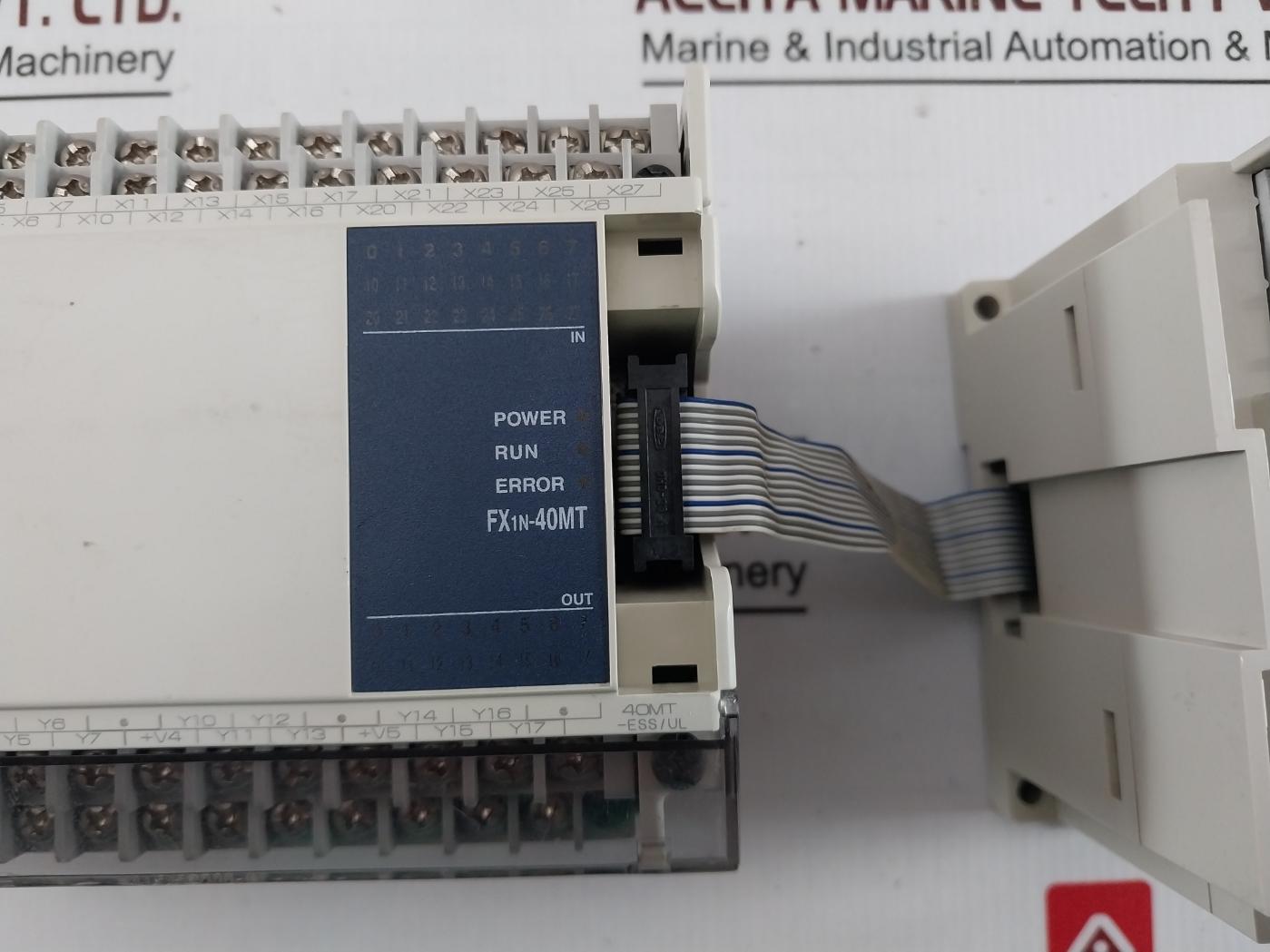 Mitsubishi Electric Fx1N-40Mt-ess/Ul Melsec Programmable Controller W/Fx2N-2Ad