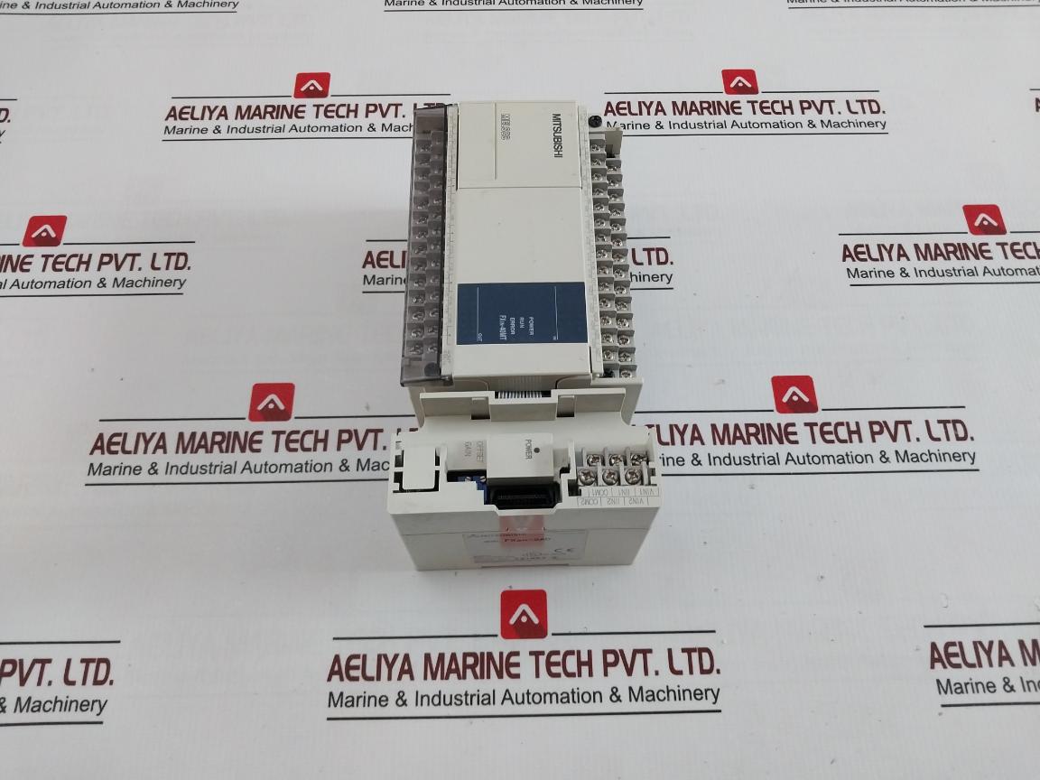 Mitsubishi Electric Fx1N-40Mt-ess/Ul Melsec Programmable Controller W/Fx2N-2Ad