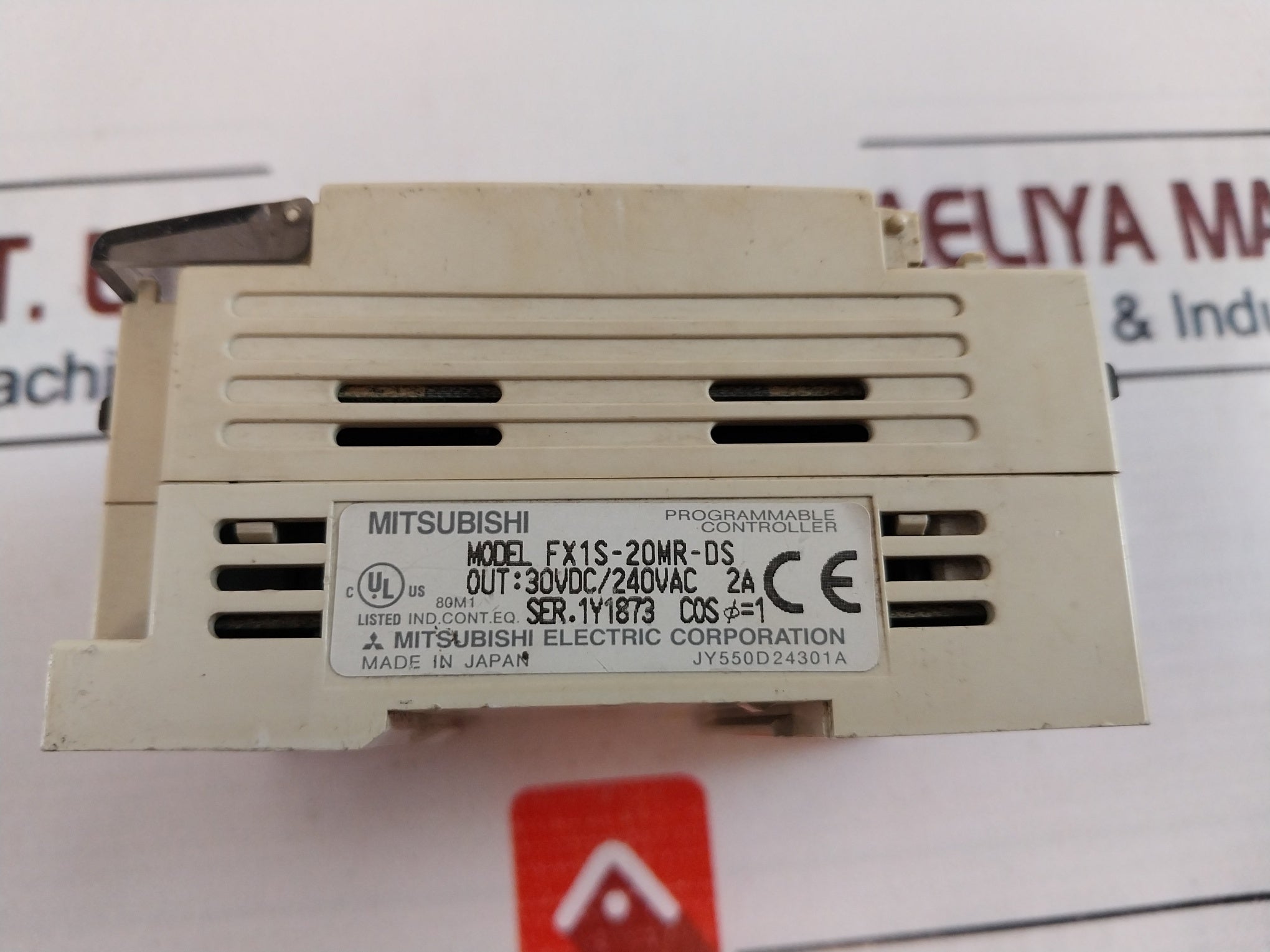 Mitsubishi Electric Fx1S-20Mr-ds Programmable Controller 30Vdc/240Vac 2A