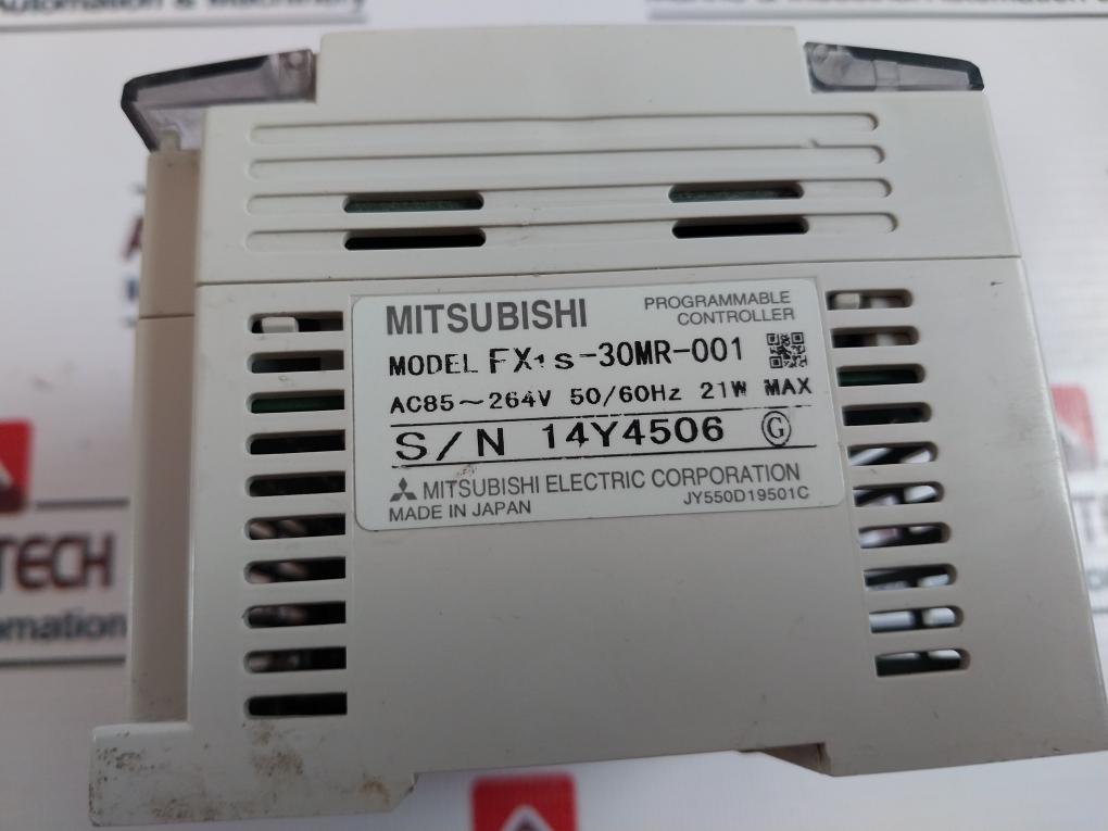 Mitsubishi Electric Fx1S-30Mr-001 Programmable Controller Ac85~264V 50/60Hz 21W