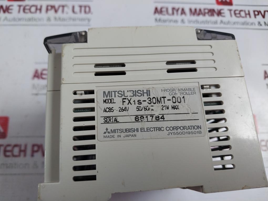 Mitsubishi Electric Fx1S-30Mt-001 Digital Input And Output Unit Jy550D19501B