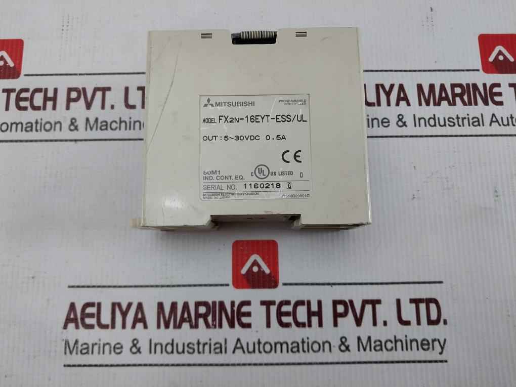 Mitsubishi Electric Fx2N-16Eyt-ess/Ul Plc Input/Output Module 5-30Vdc 0.5A Jy55