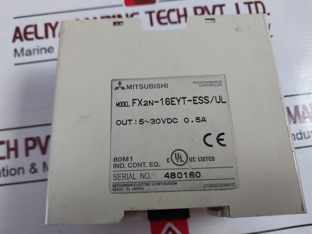 Mitsubishi Electric Fx2N-16Eyt-ess/Ul Plc Modular Extension Unit Jy550D20801C
