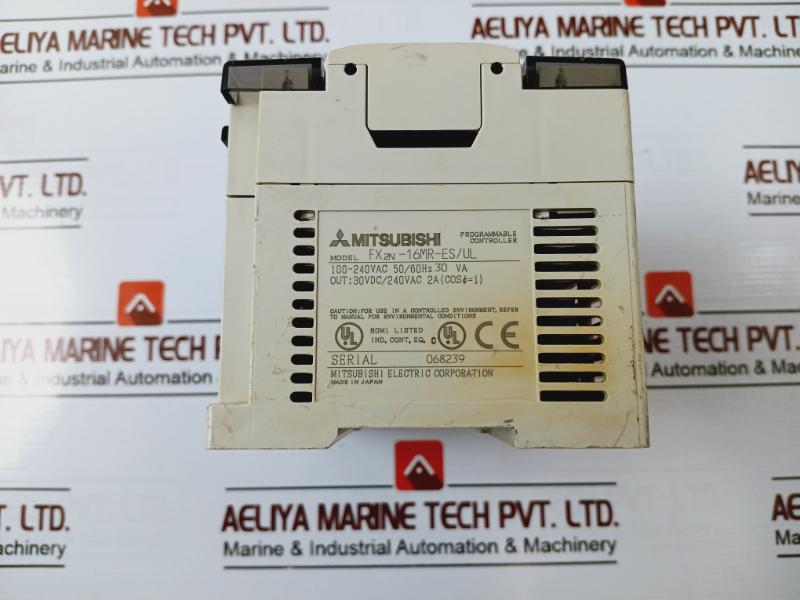 Mitsubishi Electric Fx2N-16Mr-es/Ul Plc Programmable Controller 100-240Vac