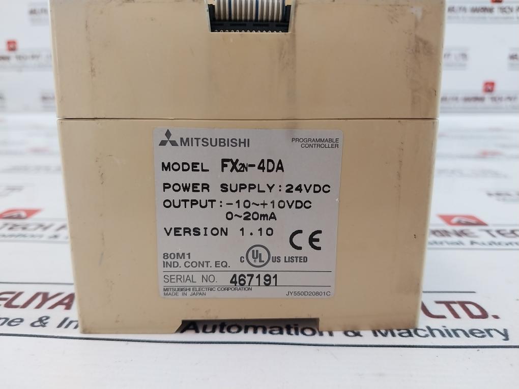 Mitsubishi Electric Fx2N-16Mr-es/Ul Programmable Controller Set 50/60Hz