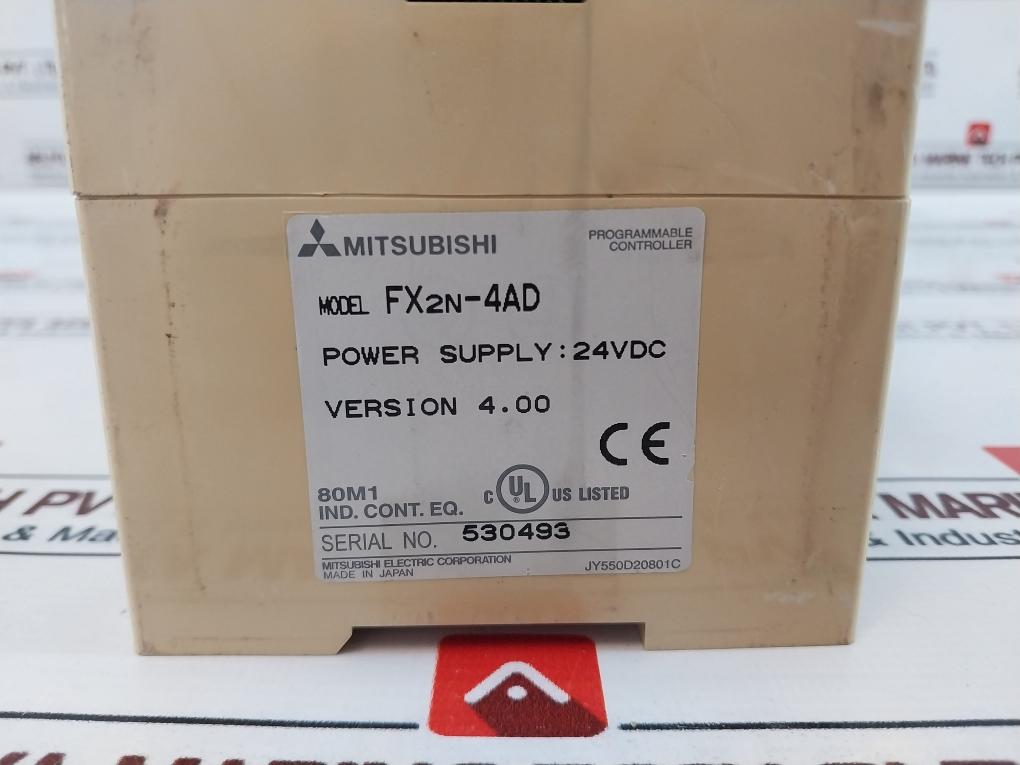 Mitsubishi Electric Fx2N-16Mr-es/Ul Programmable Controller Set 50/60Hz