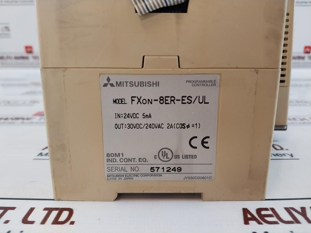 Mitsubishi Electric Fx2N-16Mr-es/Ul Programmable Controller Set 50/60Hz