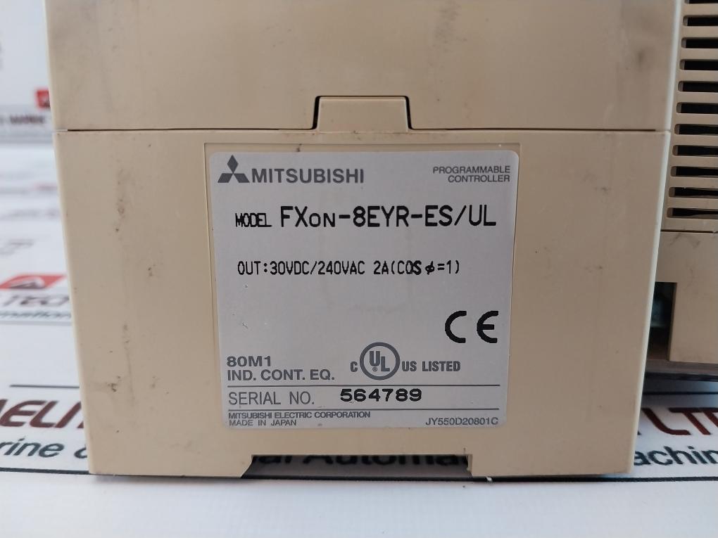 Mitsubishi Electric Fx2N-16Mr-es/Ul Programmable Controller Set 50/60Hz